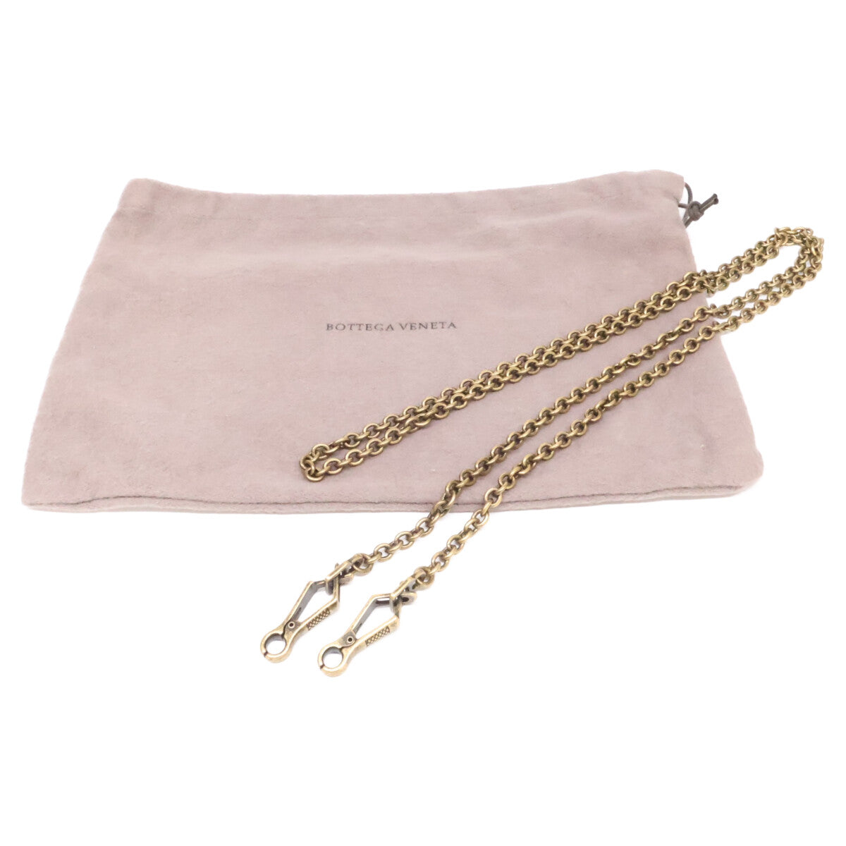 BOTTEGA VENETA ボッテガヴェネタ 【美品】586906 イントレチャート レザー チェーンウォレット 長財布(小銭入れあり)