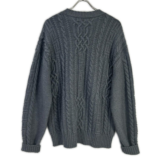 VERSACE ヴェルサーチェ 1013556 1A09578 Medusa Logo Knit Sweater Tops