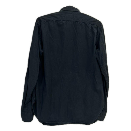 Engineered Garments エンジニアードガーメンツ ブラック コットン ダイヤモンドステッチ ワークシャツ トップス