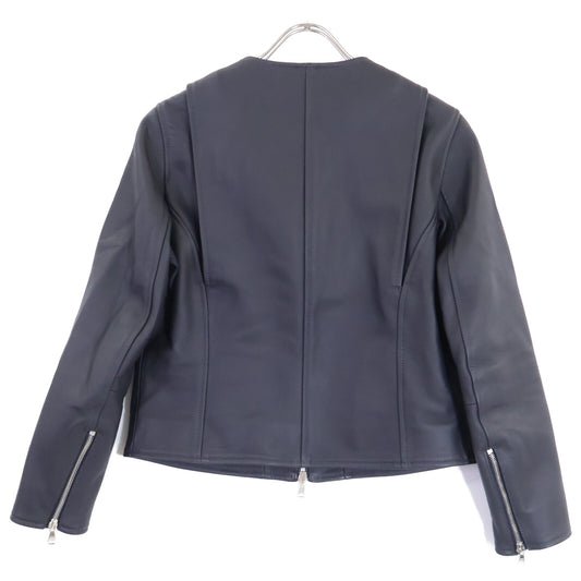 EMMETI 【Excellent Condition/Domestic Authentic】FAITH Lambskin Collarless Jacket Jacket