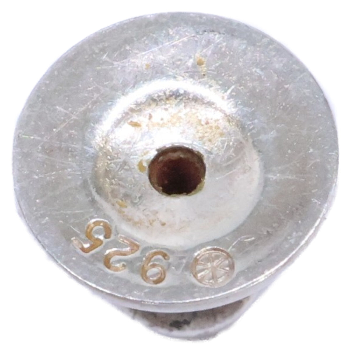 MALCOLM BETTS マルコムベッツ K22 x 925 1Pダイヤモンドコンビハンマリング ピアス