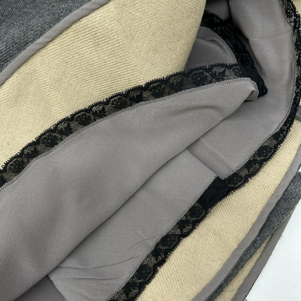 PRADA プラダ 15年 P32A5 8152 1JZ9 グレー フレアドレスワンピース ワンピース
