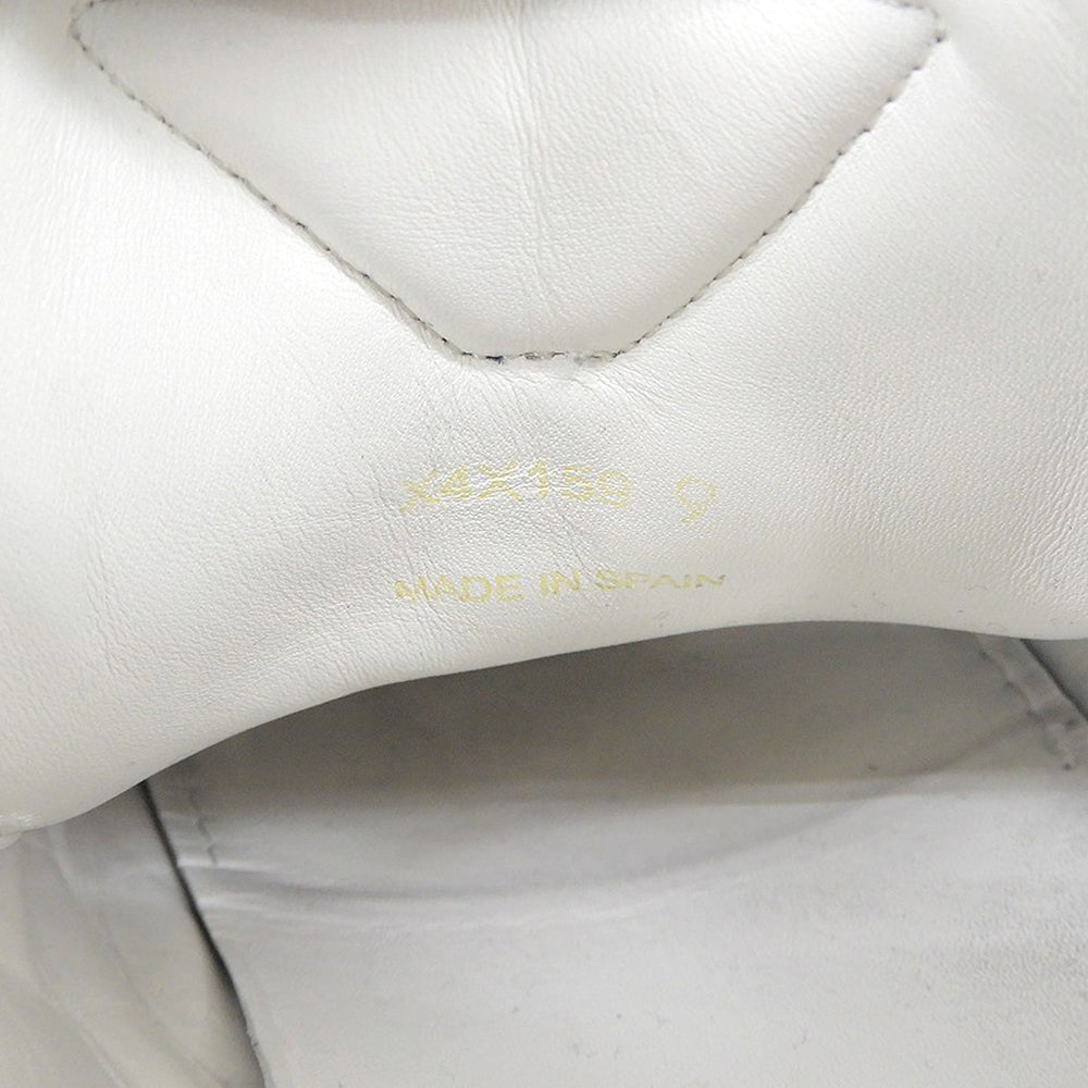 EMPORIOARMANI エンポリオアルマーニ レザースニーカー シューズ メンズ ネイビー 27.5cm X4X159 シューズ