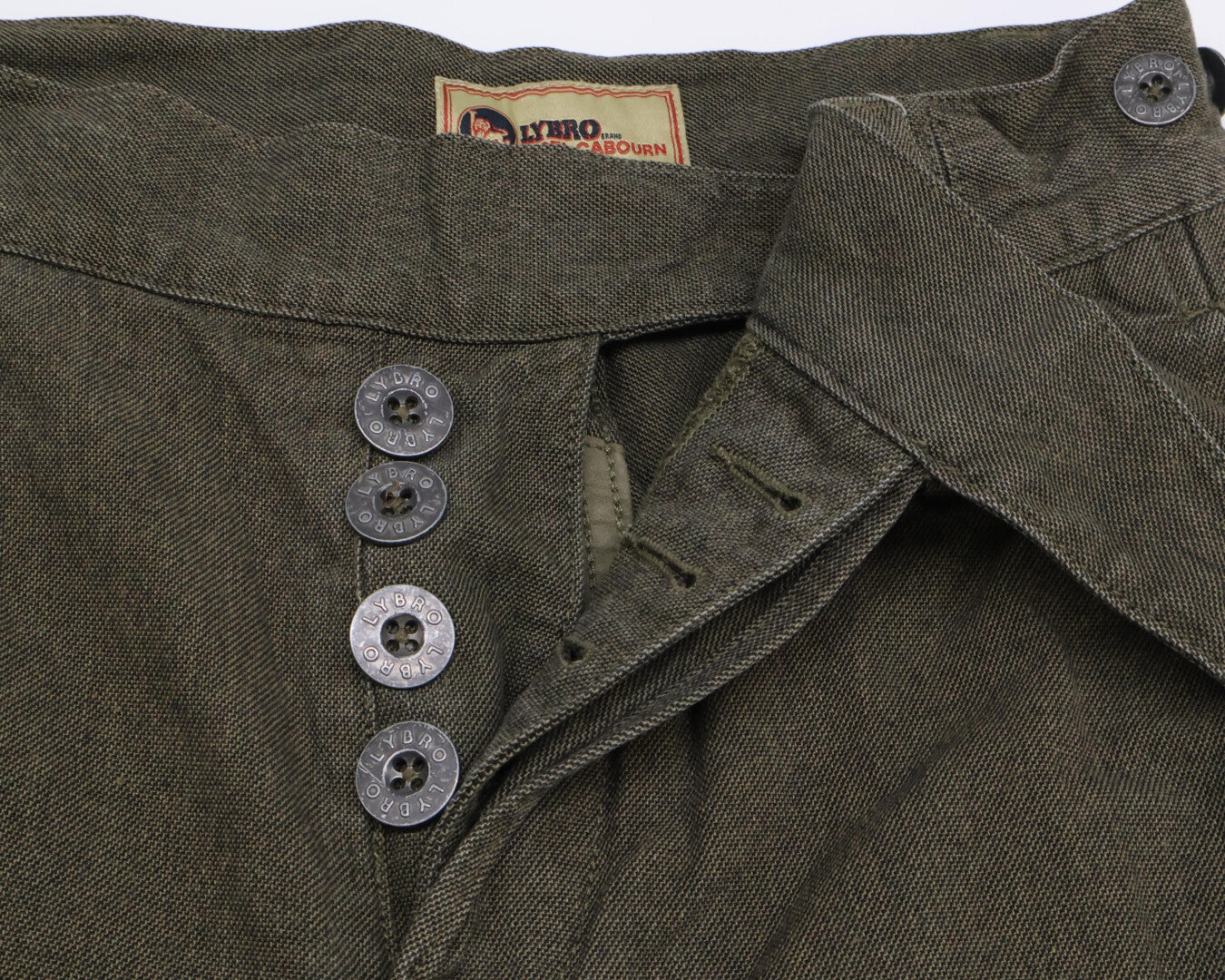 NIGEL CABOURN Nigel Cabourn 8046-13-50020 Live Ro Navvy Pants Cotton Broken Twill Gurkha Pants Bottoms 26 Men's