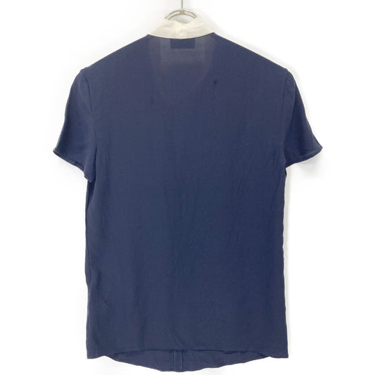 RED VALENTINO SR3AAA802MJ Navy Ribbon Blouse Top
