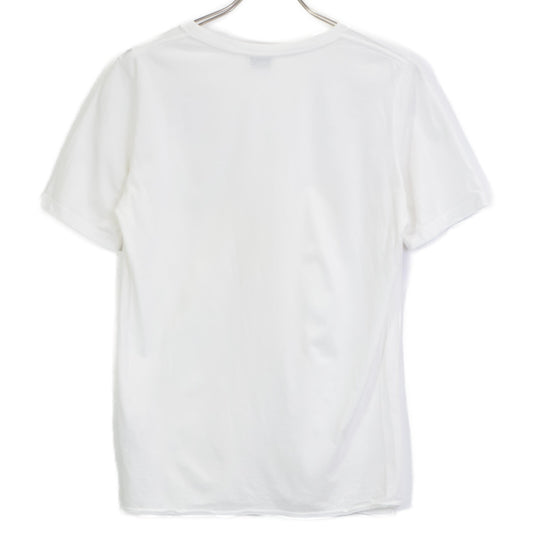 SAINT LAURENT PARIS サンローランパリ 17年 464572 ホワイト コットン ロゴ Tシャツ トップス