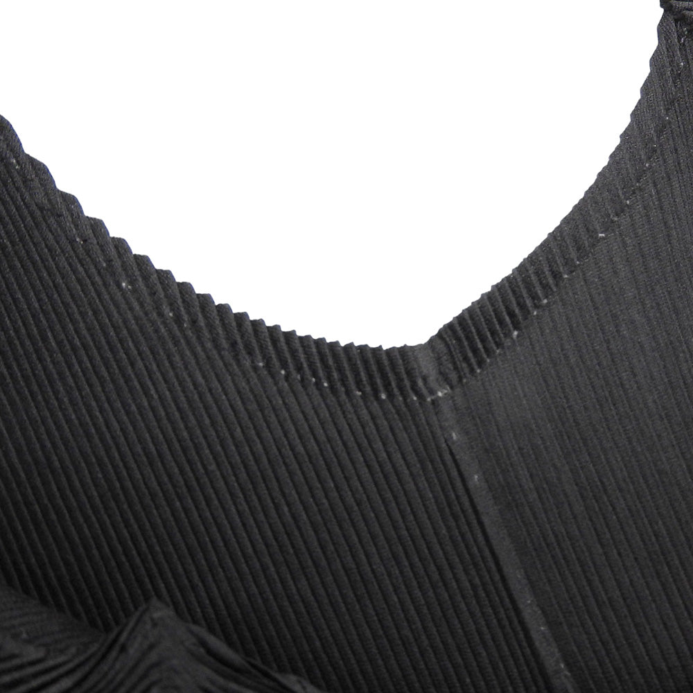 PLEATS PLEASE Pleated Tank Top Top Women's Black 03 PP55FK101 Top
