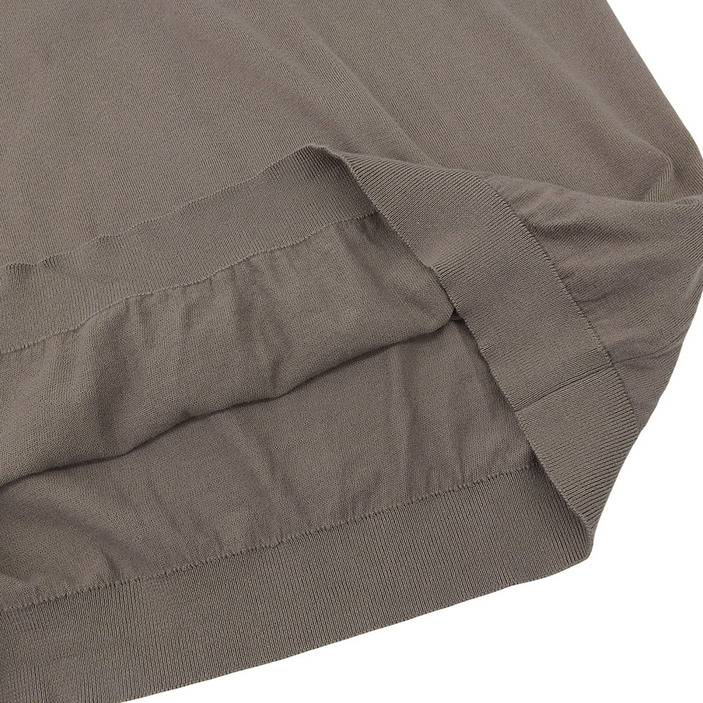 JOHN SMEDLEY ジョンスメドレー 美品 シーアイランド コットン ニット ポロシャツ トップス メンズ ブラウン系 L トップス