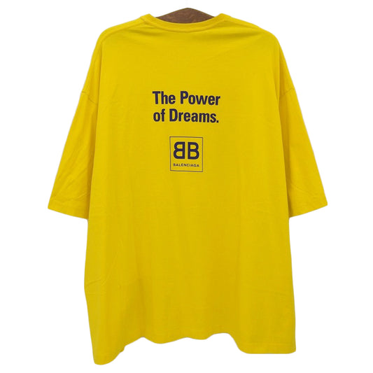 BALENCIAGA バレンシアガ ロゴ Tシャツ トップス メンズ イエロー XS 508167 トップス