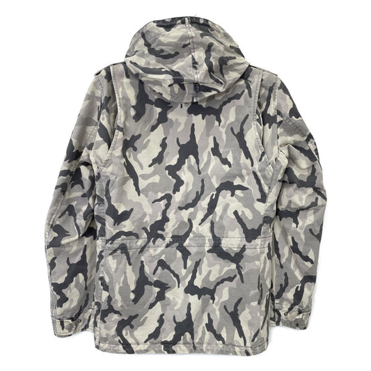 FI0044U Black x White Camouflage Field Jacket 44 Men's