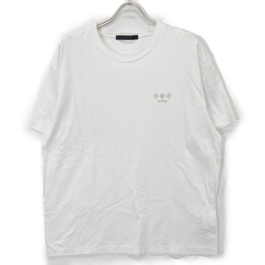 24年 MTAT24S8193 ホワイト NUNKI ヌンキ コットン ロゴ Tシャツ トップス 3 メンズ