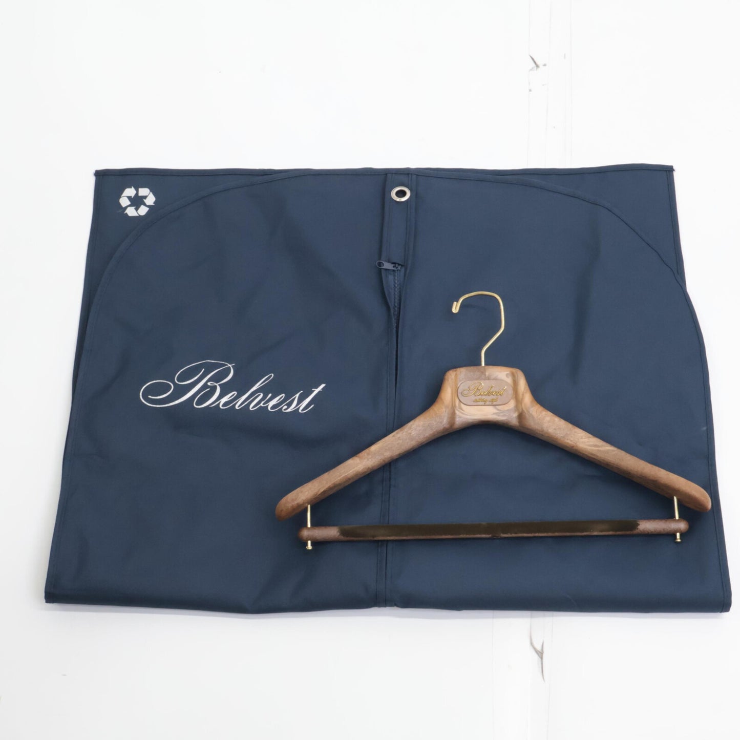 Belvest ベルベスト G10647 ブルー×ブラウン ウール チェック JACKET IN THE BOX 3Bジャケット ジャケット