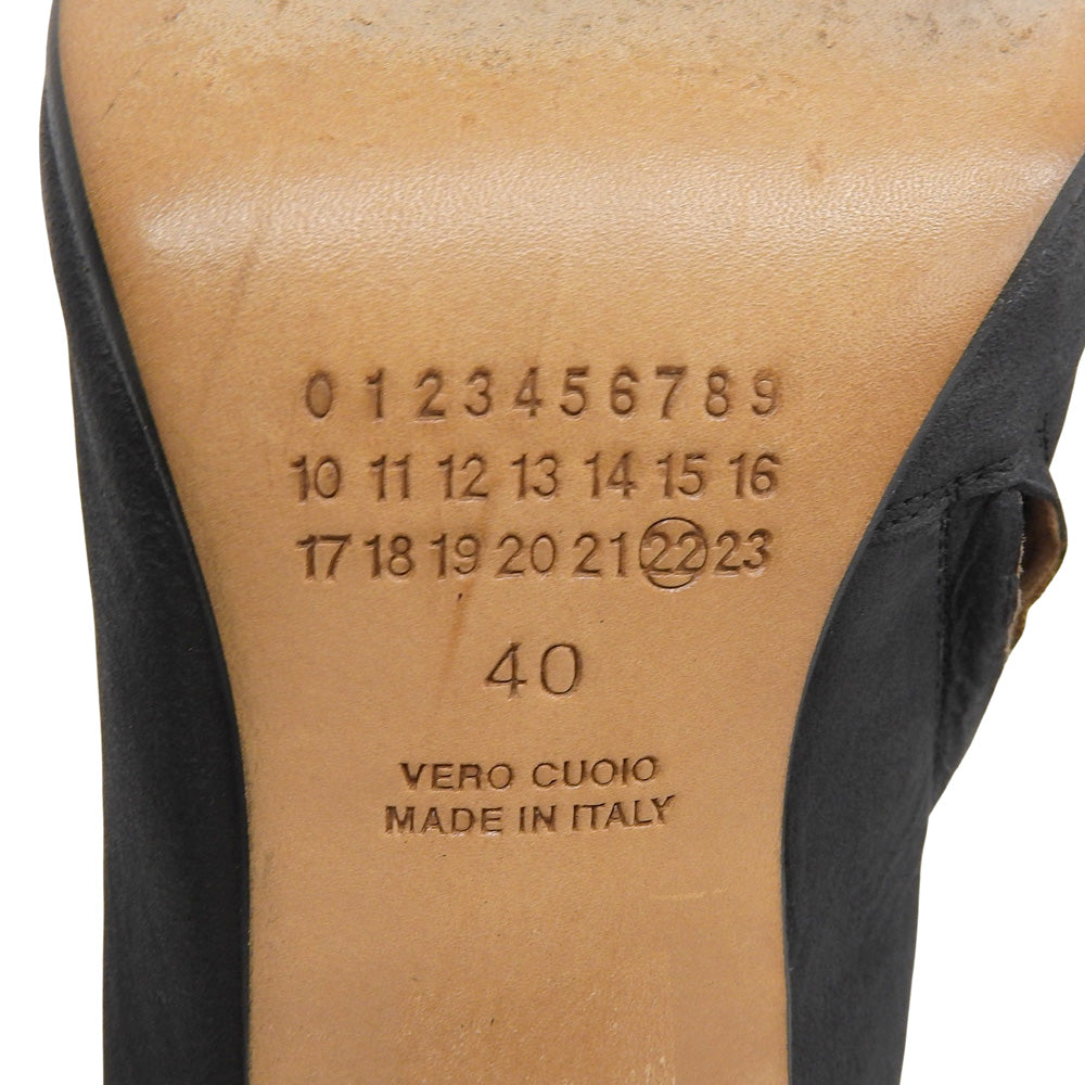 Maison Margiela メゾンマルジェラ ショートブーツ シューズ レディース ブラック 40 58WU001 シューズ 40