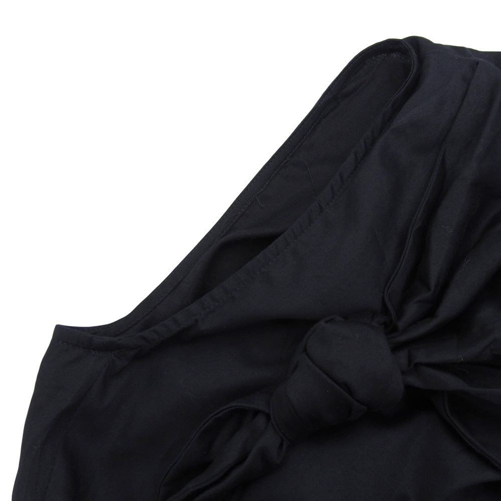 Vivienne Westwood ANGLOMANIA」 ヴィヴィアンウエストウッドアングロマニア アシンメトリーデザイン ブラウス トップス レディース 黒 ブラック 42 トップス 42