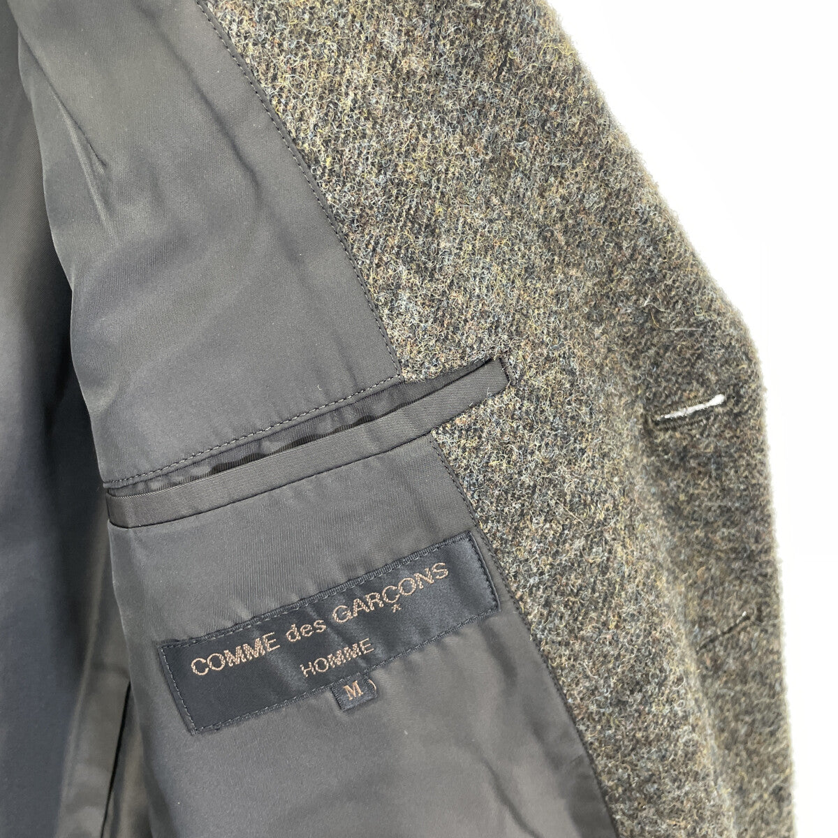 COMMEdesGARCONS HOMME コムデギャルソンオム HJ-07013M カーキ メランジ AD1998 田中オム 4Bテーラードジャケット ジャケット