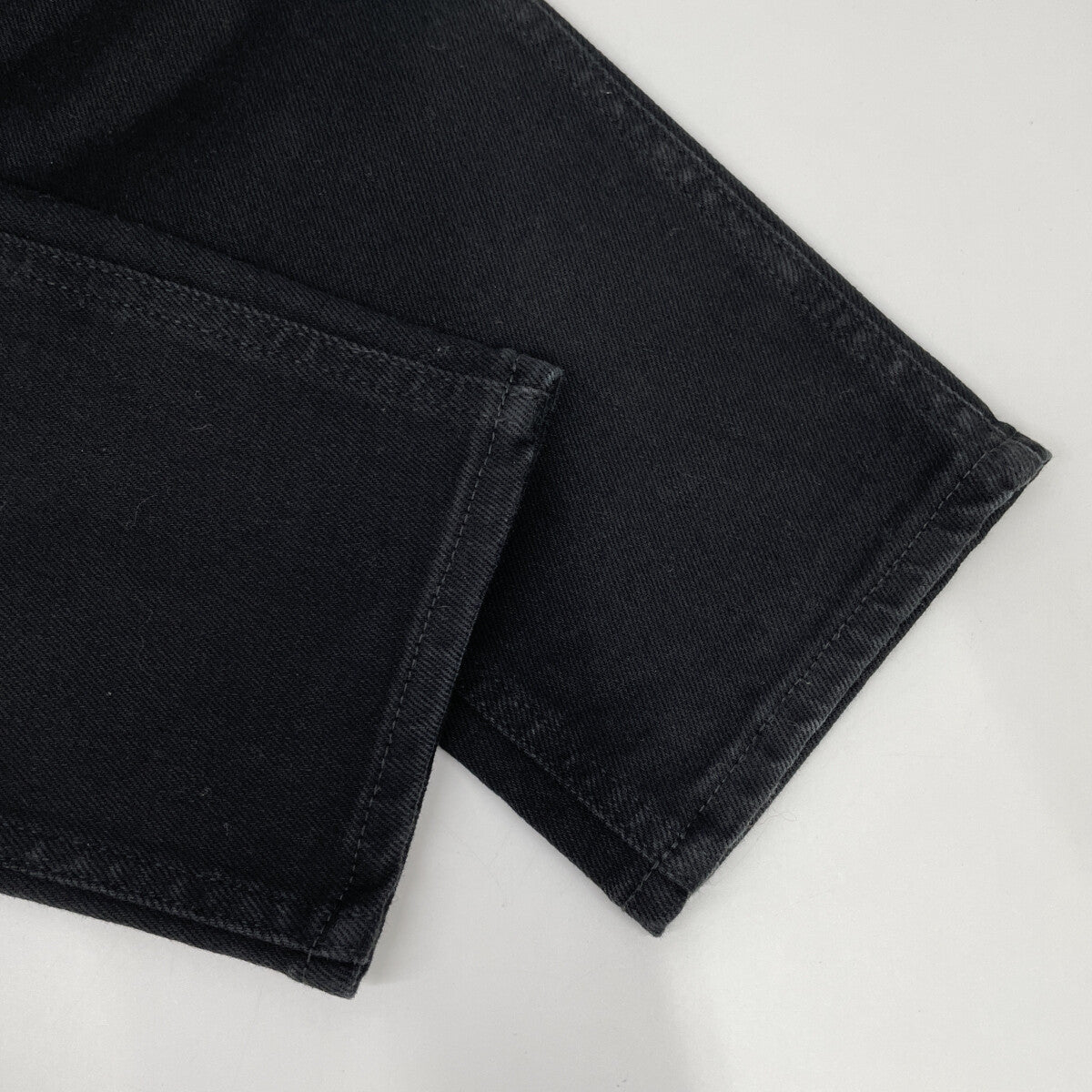 CELINE セリーヌ エディ期 W SK 001 N012 786D 38NJ ブラック コットン デニムパンツ ボトムス 27