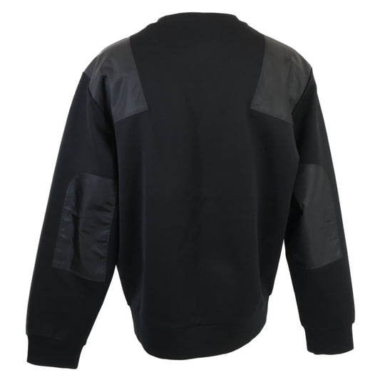 PRADA プラダ 【美品/国内正規/23年製】UJL35B Re-Nylon トライアングルロゴプレート パネル スウェットシャツ/ トップス