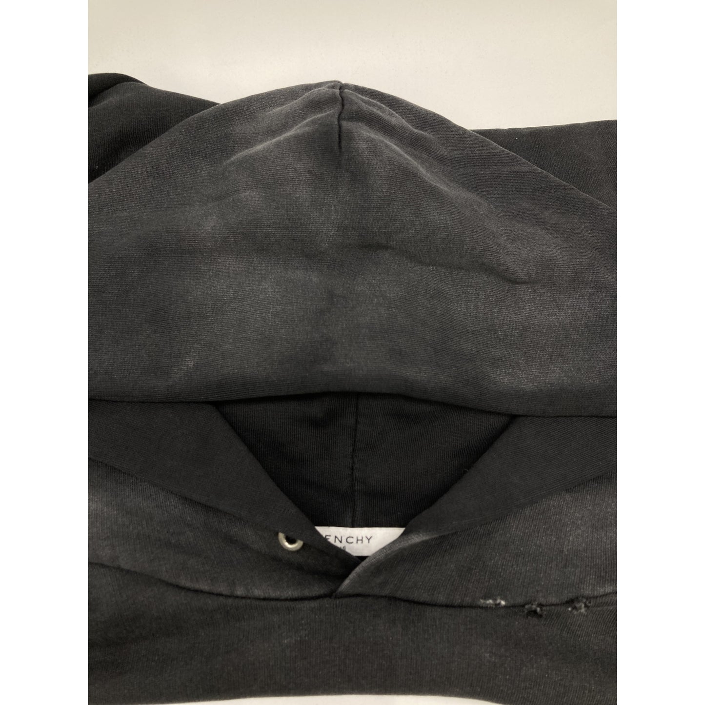 GIVENCHY ジバンシィ BW701J3062 ブラック フェード FUN ダメージ パーカー トップス