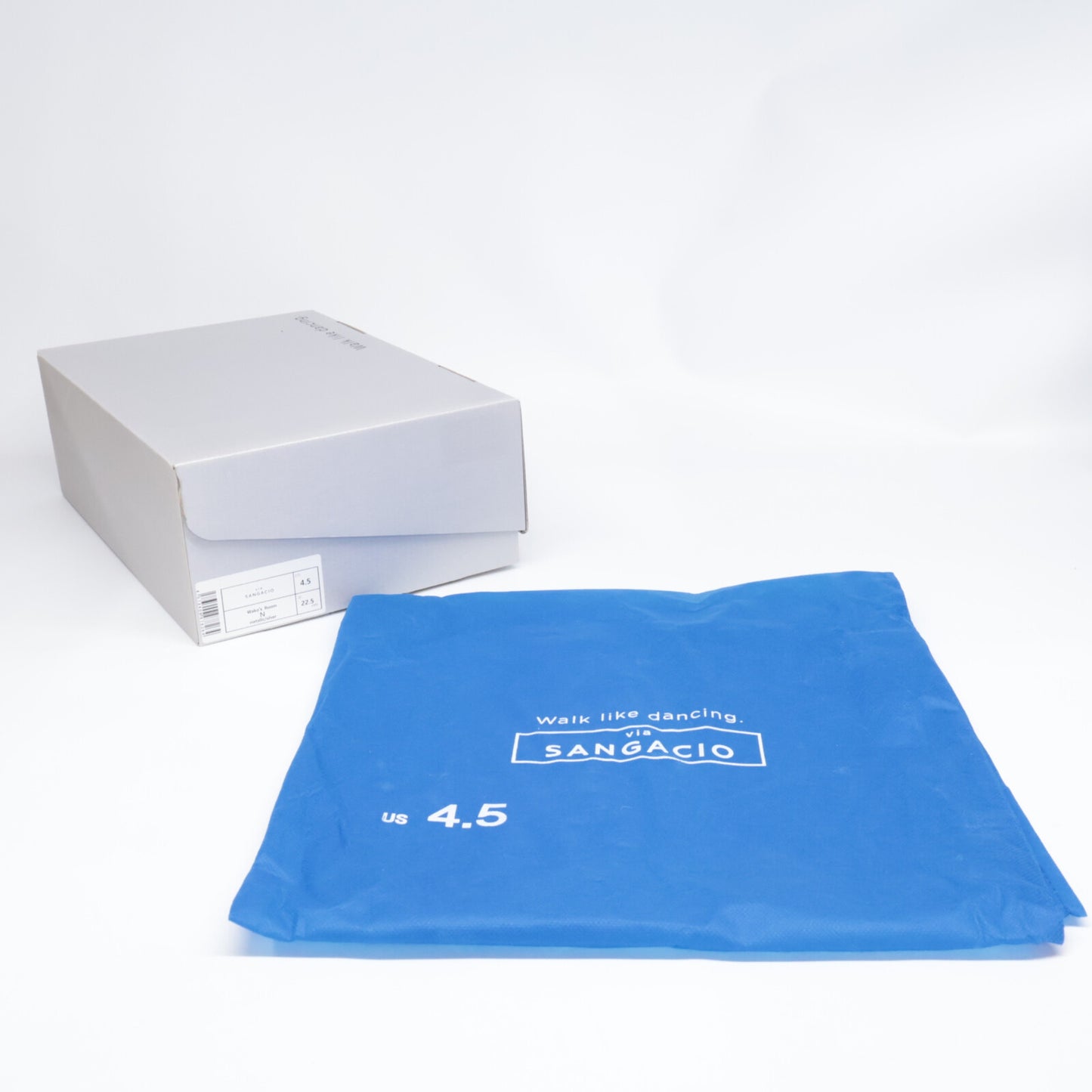 Sangacio サンガッチョ via SANGACIO ヴィア サンガチオ x Wako's Room 【新品未使用】イニシャル N メタリックレザー/スエード スニーカー シューズ US4.5