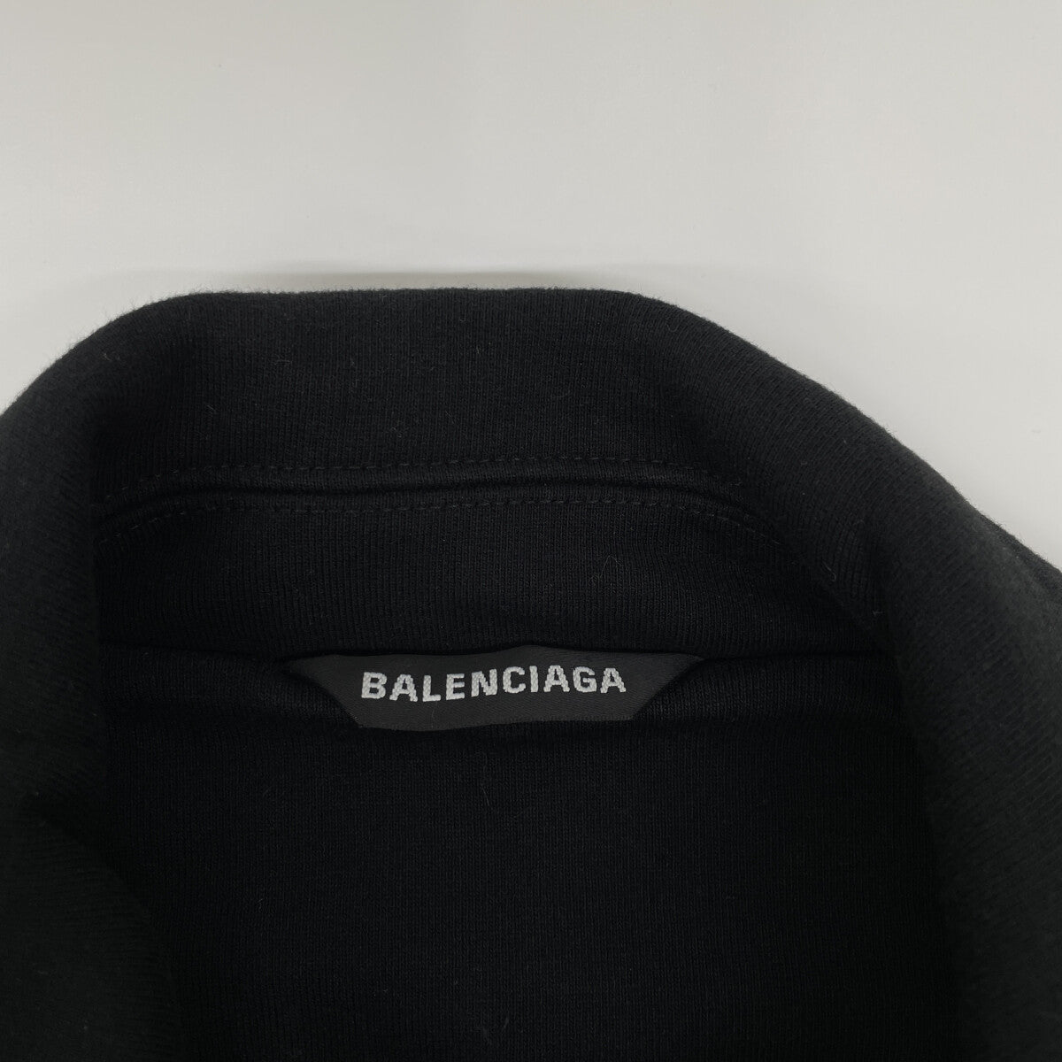 BALENCIAGA バレンシアガ 20AW 641628 ブラック バスケットボール コクーン シャツジャケット ジャケット