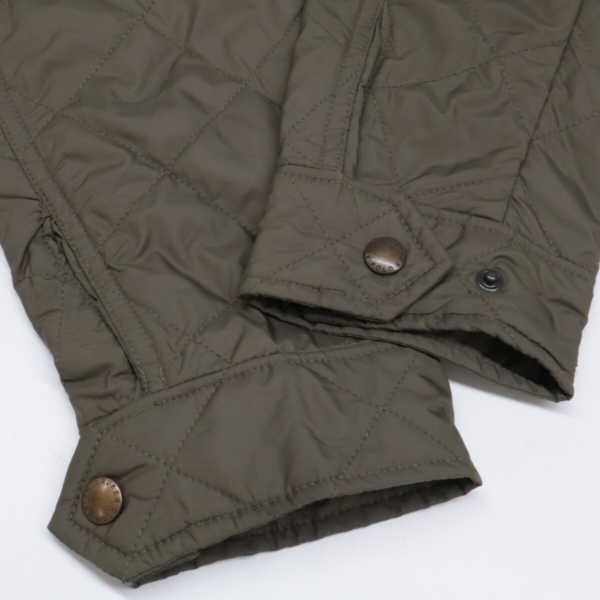 POLO RALPH LAUREN Khaki Olive Quilted Liner Jacket