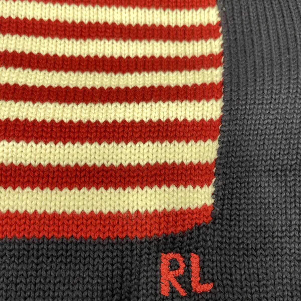 POLO RALPH LAUREN ポロ ラルフローレン ネイビー 星条旗 アイコニック フラッグ セーター ニット トップス