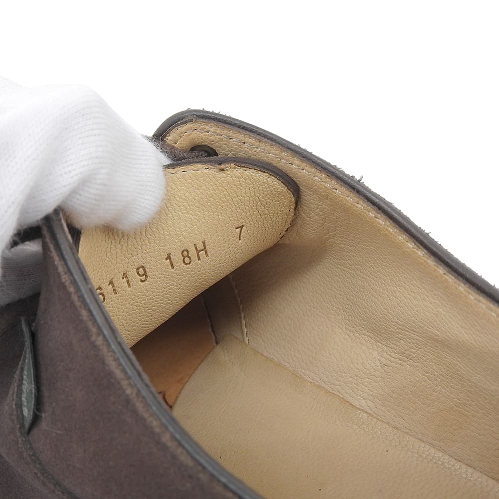 Paraboot パラブーツ 美品 アヴィニョン Uチップ シューズ VEL CONGO メンズ ブラウン 7 66119 シューズ 7