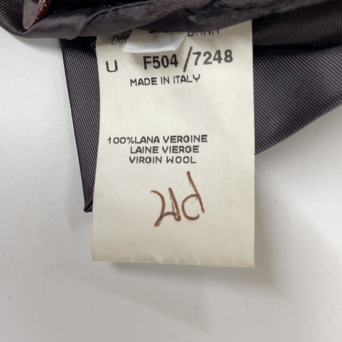 DOLCE&GABBANA ドルチェアンドガッバーナ F504/7248 グレー ウール チェスターコート コート M