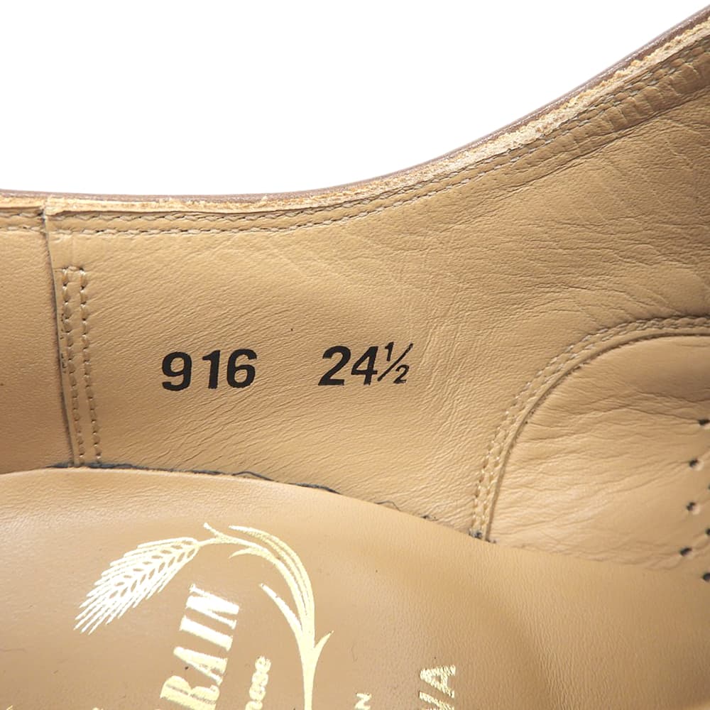 SCOTCH GRAIN ODESSA Straight Tip Leather Shoes Men's Brown 24 1/2 916DBR Shoes