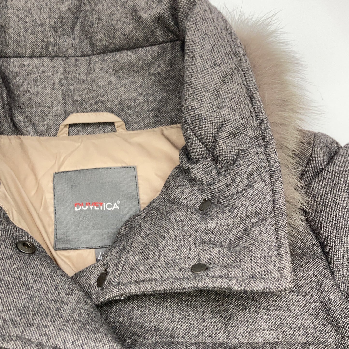 DUVETICA デュベティカ ブラウン ウール cianna ダウンコート コート