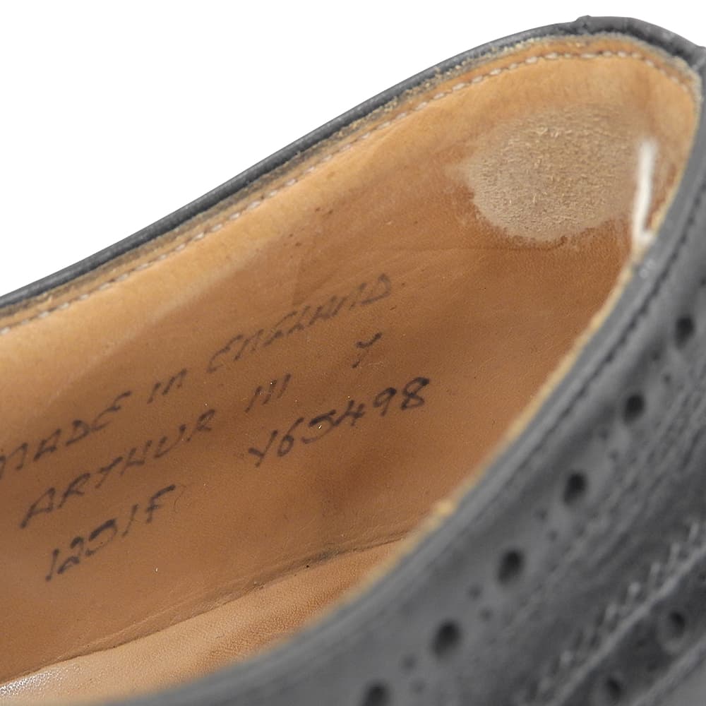 JOSEPH CHEANEY&SONS ジョセフチーニーアンドサンズ ARTHUR III ウイングチップ シューズ メンズ ブラック 7 シューズ