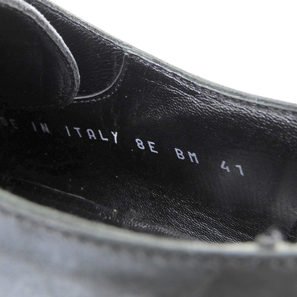 Dior HOMME ディオールオム DERBY CUIR CLASSIQUE レザー ドレスシューズ メンズ NOIR ブラック 41 シューズ 41