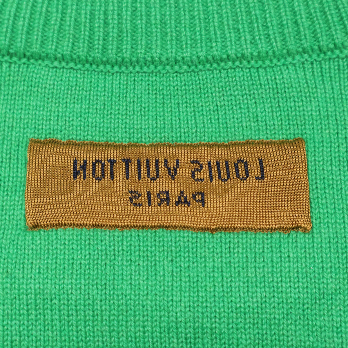 LOUIS VUITTON 路易威登 【近全新/国内专柜正品/23年款】RM231Q GK1 HON44W 100%羊绒 内外反穿袖标针织衫/上衣