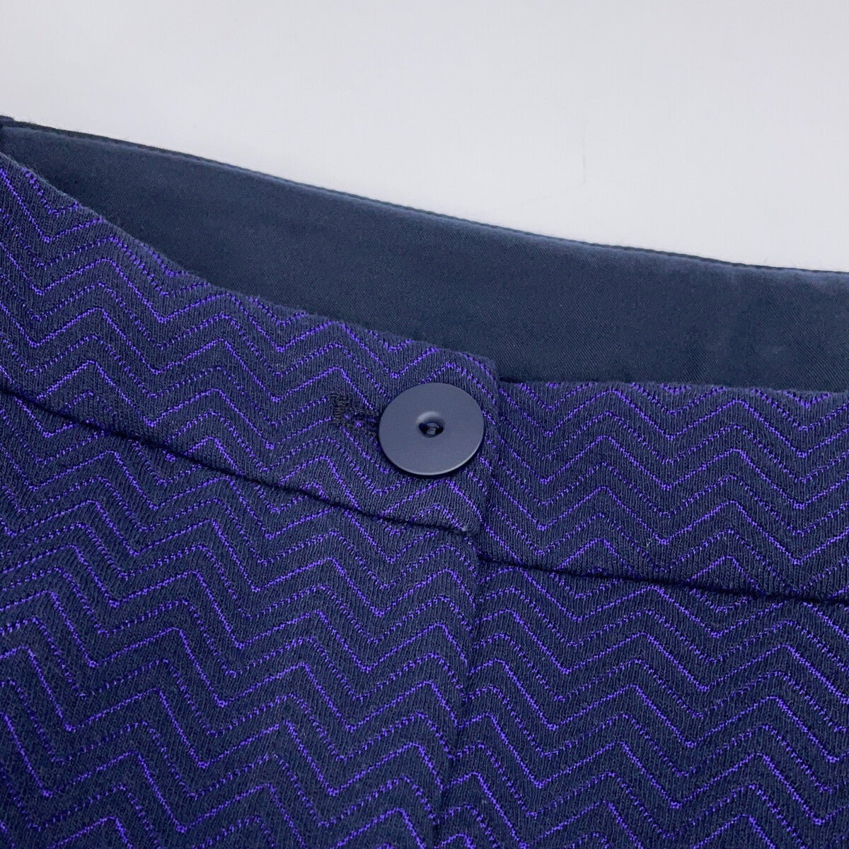 EMPORIOARMANI purple herringbone jacket-and-pants suit set-up suit set-up