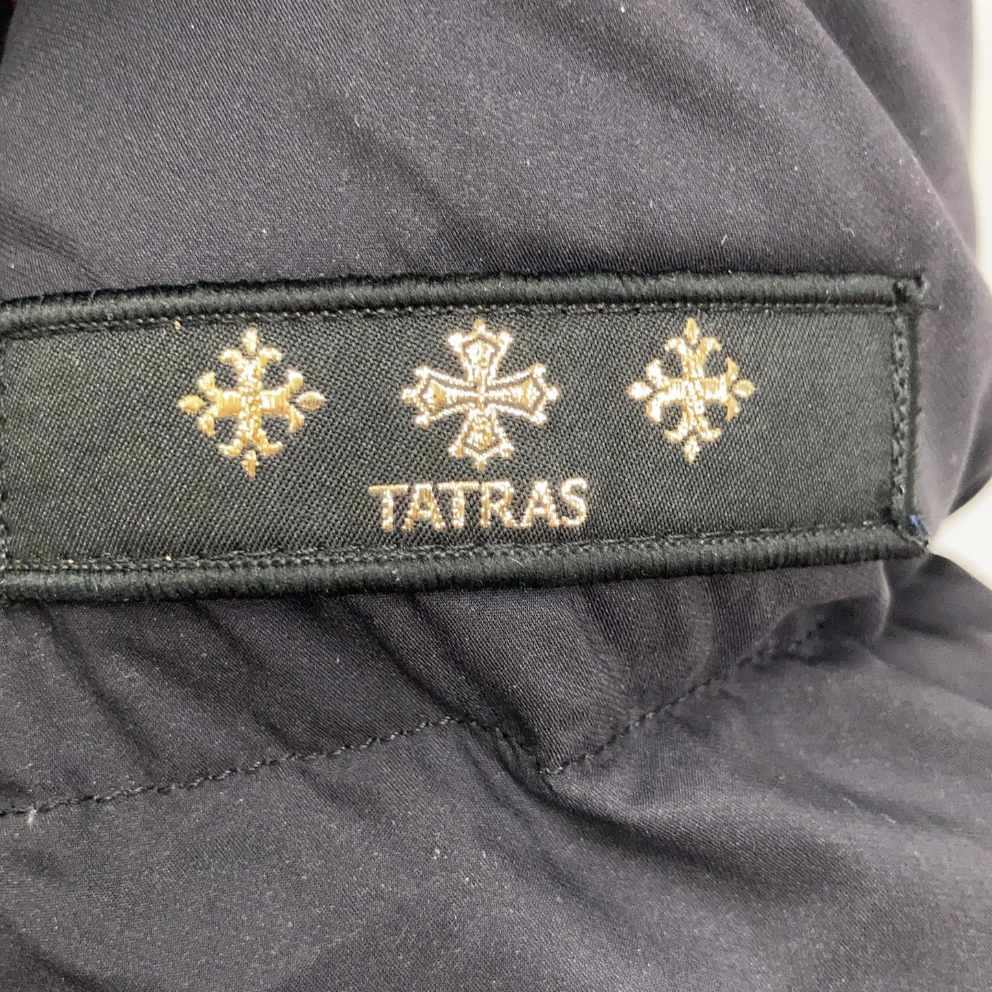 TATRAS タトラス LTA18A4487 ブラック アゴーニャ AGOGNA ベルト付き ダウンコート コート
