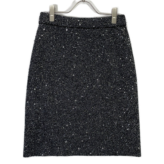 GRAY SEQUIN KNIT SKIRT Skirt M Ladies