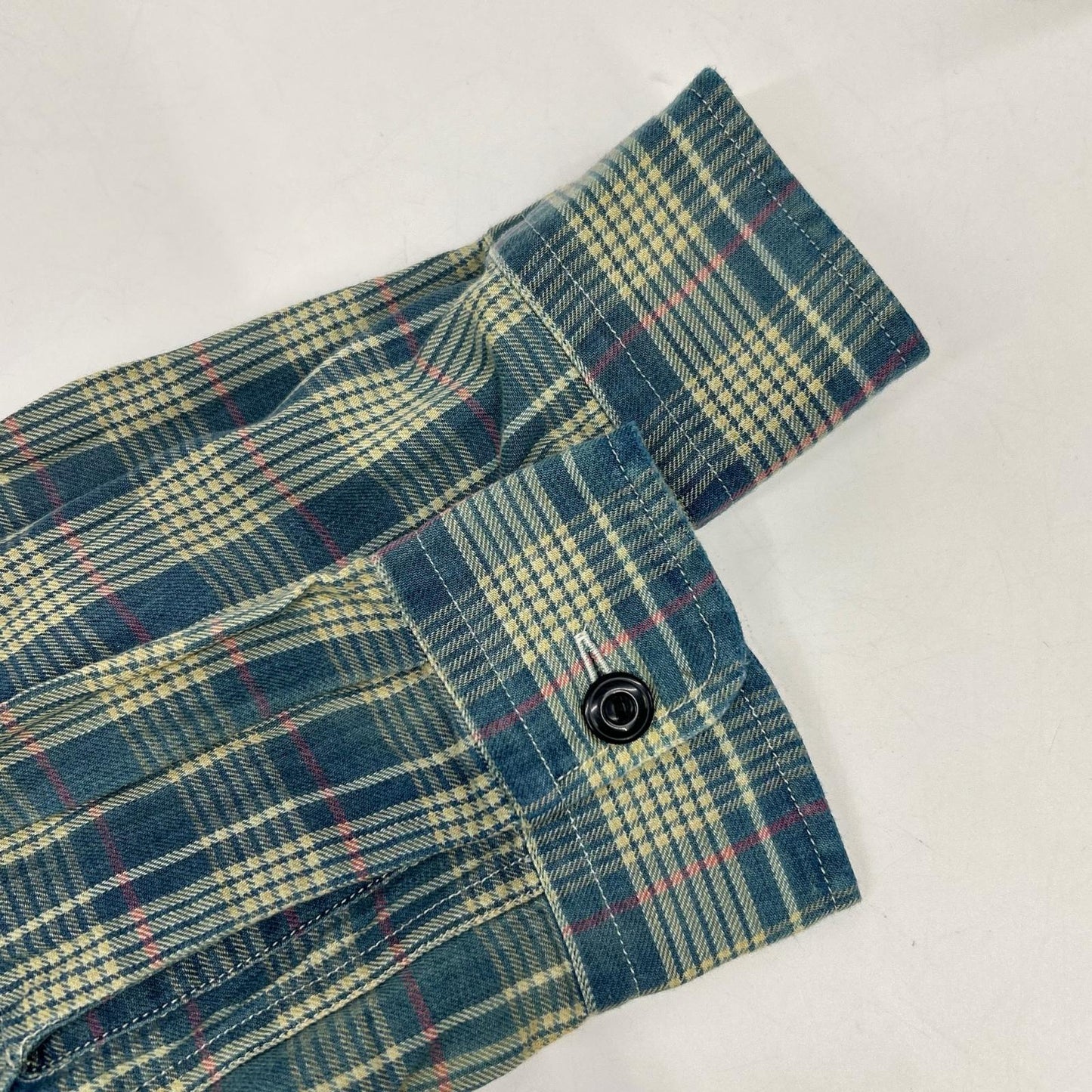 RRL Blue Check Western Flannel Shirt Tops
