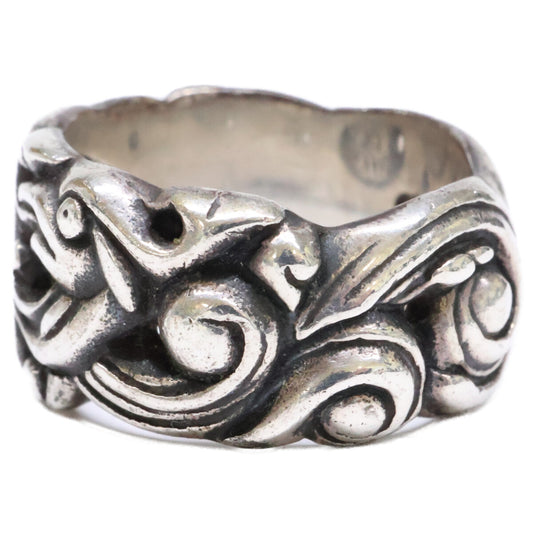 LEATHERS AND TREASURES 925 Double Celtic Bird Ring