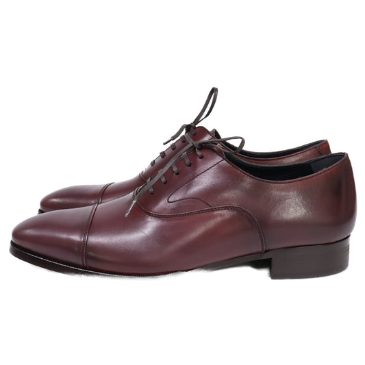ORIGIO ORG-006 Wine Cap Toe Straight Tip Classic Leather Shoes