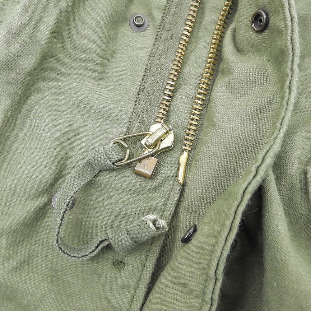 ALPHA INDUSTRIES アルファインダストリーズ M65 フィールド ジャケット フード付 メンズ カーキグリーン SMALL REGULAR USA製 ジャケット