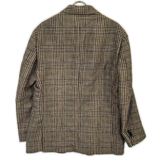 LARDINI JS903AQ Green Wool x Nylon Boutonnière 3B Jacket