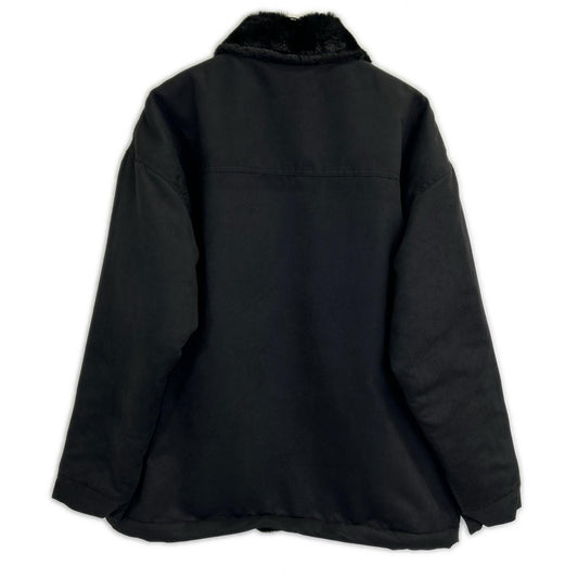 RESOUND CLOTHING RC38-JK-003 黑色 仿麂皮绒毛夹克 2 男士