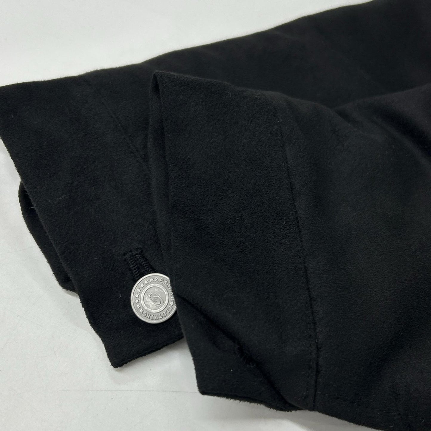 RESOUND CLOTHING RC38-JK-003 黑色 仿麂皮绒毛夹克 2 男士