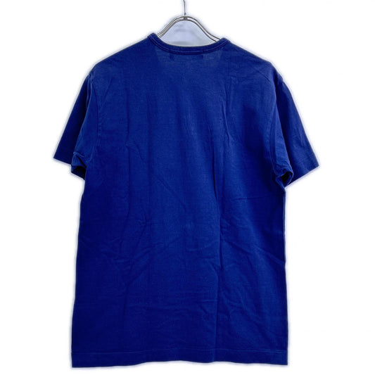 PLAYCOMMEdesGARCONS プレイコムデギャルソン AZ-T176 ネイビー PLAY LOGO 半袖 T-SHIRT トップス