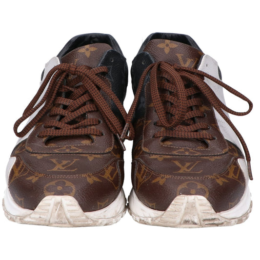 LOUIS VUITTON Louis Vuitton 2018 Black x White Monogram Run Away Sneakers Shoes