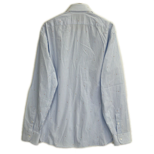 GUCCI グッチ 547234 ブルー ストライプ G総柄 シャツ トップス
