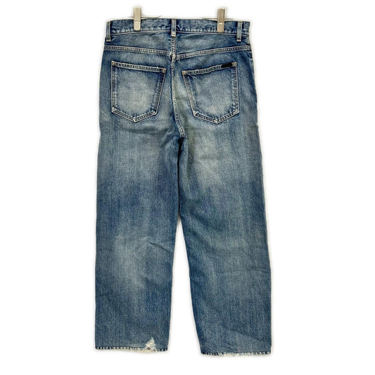 SAINT LAURENT PARIS サンローランパリ 23年 786722 ウォッシュド ダメージ加工 デニムパンツ ボトムス