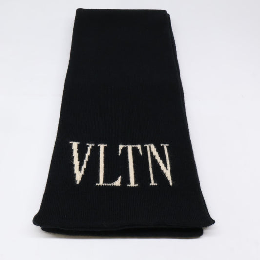 VALENTINO ヴァレンティノ VLTN ウール/シルク マフラー