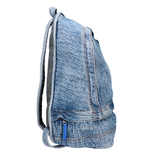 DIESEL ディーゼル 【美品】X09159 P2088 H8457 BERLYN BACKPACK デニム モノグラム バックパック リュック バックパック