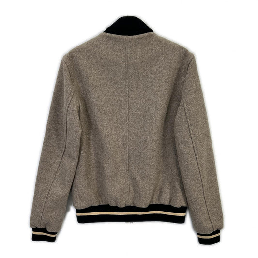Beige Wool Zip Jacket Jacket 36 Men's